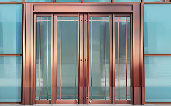 张家川玻璃地弹门